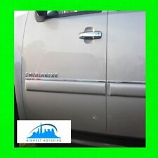 2007-2013 CHEVY CHEVROLET AVALANCHE CHROME SIDE DOOR TRIM MOLDINGS 4PC W/WRNTY picture