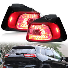 Pair Left&Right Outer Tail Light Lamp Brake LED For Jeep Cherokee 2014-2017 2018 picture
