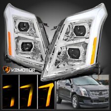 Fits 2010-2016 Cadillac SRX Full LED Projector Headlights Switchback Sequential picture