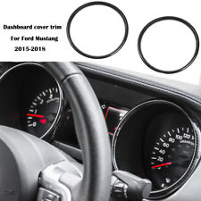 Carbon Fiber Interior Dashboard Cover Trim Ring Decor For Ford Mustang 2015-2020 picture