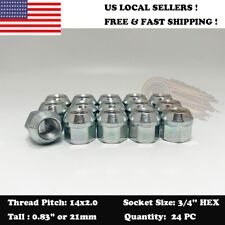 24PC 3/4'' HEX OPEN END ACORN LUG NUTS 14X2.0 FORD NAVIGATOR F-150 EXPEDITION picture