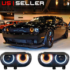 LED Headlights For Dodge Challenger 2015-2022 Dual Beam DRL headlamps Assembly picture