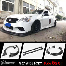 For Infiniti G37 4Door TP Style FRP Wide Body kit front/rear fender/Side skirts picture