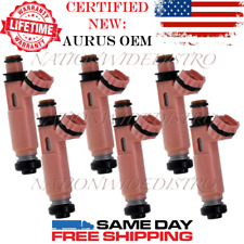 6x OEM NEW AURUS Fuel injectors for 2002-2006 Toyota Camry 3.0L V6 23250-20030 picture