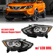 For 2017-2019 Nissan Rogue Sport Halogen Headlight  Head lamp Assembly W/ DRL picture