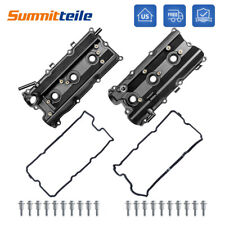 2PCS Engine Valve Covers W/ Gasket For Nissan 350Z Infiniti G35 M35 FX35 V6 3.5L picture