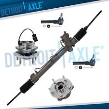 Power Steering Rack and Pinion + Wheel Hubs + Tie Rods for Chevy Malibu G6 Aura picture