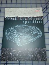 2007 2008 Audi R8 Concept Le Mans Quattro Catalog Press Media Kit w/CD   picture