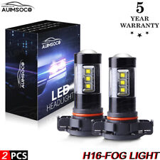 5202/H16 LED Fog Light Bulbs For Chevy Silverado 1500 2500HD 2007-2015 6000K 2x picture