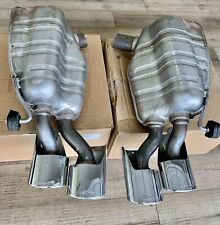 03-09 Mercedes W211 E55 E63 AMG Exhaust Muffler Quad Tips Left & Right OEM picture