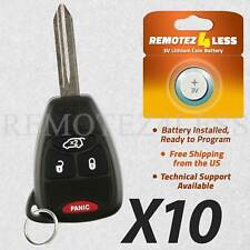 10x For 2005 2006 2007 Chrysler 300 Keyless Entry Remote Car Key Fob picture