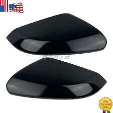 2X Gloss Black Side View Mirror Replacement Cover Cap For Honda Civic 2016-2021 picture