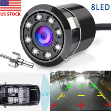 170° CMOS Car Rear View Backup Camera Reverse 8 LED  Night Vision Waterproof US picture