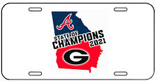 Atlanta State Of Champions 2021 Georgia  Aluminium License Plate 6