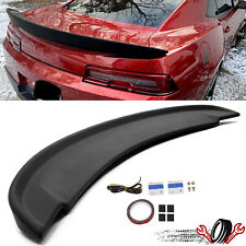 Matte Black For 2014-2015 Chevy Camaro SS OE Z28 Style Flush Trunk Spoiler Wing picture