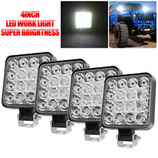 4 Pcs Square LED Work Light Pods SPOT Lights For Truck Off Road Tractor 12V 24V picture