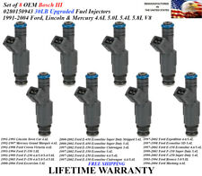30LB Upgraded Set of 8 OEM Bosch III Fuel Injectors For 1993-1994 Ford F-350 5.8 picture