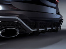 Performance Rear Bumper diffuser addon with ribs / fins For Audi RS6 C8 picture