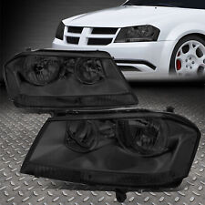 FOR 08-14 DODGE AVENGER OE STYLE SMOKED LENS CLEAR CORNER HEADLIGHT HEAD LAMP picture