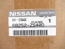 Genuine OEM Nissan 68252-ZS40D Instrument Panel Storage Compartment Charcoal picture