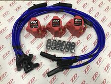ZZPerformance 3800 High Voltage Coil Packs + 10.5mm Blue Spark Plug Wire Combo picture