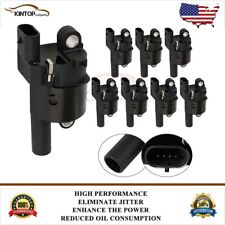 8 Round Ignition Coil Fits Chevy Silverado 1500 2500 Impala Tahoe Avalanche SSR picture