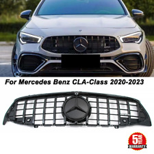 Black GTR Style Grille For Benz CLA-Class W118 2020-2023 CLA180 CLA250 CLA35 AMG picture