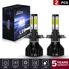 2x 4-Side 9003/H4 LED Headlight Hi-Low Bulbs White For Kia Spectra 2005-2009 40W picture