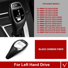 For BMW F30 F20 F10 F15 F25 X5 X3 Carbon Fiber Style Gear Shift Knob Cover Trim picture