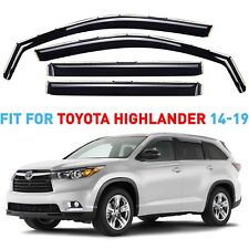 Rain Guards Vent Visors Shade for 2014-2019 Toyota Highlander picture