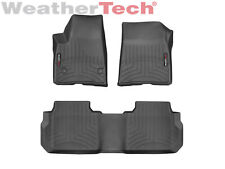WeatherTech FloorLiner Mats for GMC Acadia Chevrolet Blazer 1st & 2nd Row Black picture