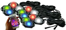 RaceSport Lighting 12-POD RGBW Hi-Power Rock Light Complete Kit w/ Bluetooth App picture