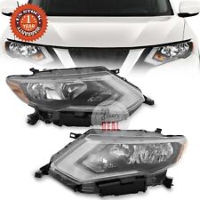 1 Pair Fit For 2017-2019 Nissan Rogue Halogen Headlight Headlamp LH&RH Assembly picture