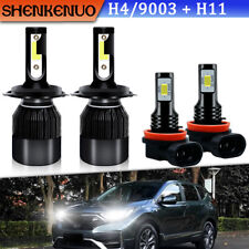 For Honda CR-V 2007-2014 CRV 4x Combo H4 9003 H11 LED Headlight Fog Light Bulbs picture