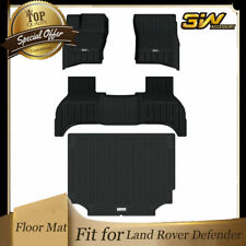 3W Floor Mats W/ Trunk mat TPE Fit For Land Rover Defender 110 2019-2023 4-Door picture