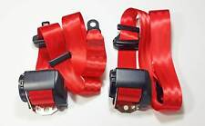 2 NEW indian-red Porsche 986  , Boxster , 97 -01   TRW / REPA SEAT BELT  GERMANY picture