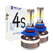 SOCAL-LED 2x 4S HB4 9006 LED Headlight Kit 80W 8000LM 4-Side Crystal White Bulbs picture