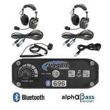 2 Person - RRP696 Gen1 Bluetooth Intercom System with AlphaBass Headsets picture