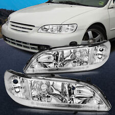 Headlights Assembly For 1998-2002 HONDA ACCORD Left + Right Side picture