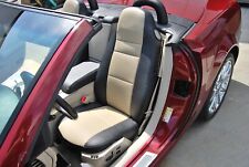 FOR CADILLAC XLR XLR-V IGGEE S.LEATHER CUSTOM FIT 2 FRONT SEAT COVERS 13 COLORS picture