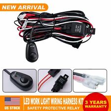 1X Wiring Harness Kit 12V 40A LED Work Light Bar ON/OFF Switch Relay Fuse 1-Lead picture