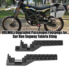 2pcs Universal Passenger Footpegs For SurRon Segway X160 X260 E-Dirt Bike Black picture
