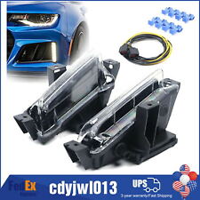 Pair DRL Fog Lights Daytime Running Lamps Fit 2016-2018 Chevy Camaro ZL1/RS/1LT picture