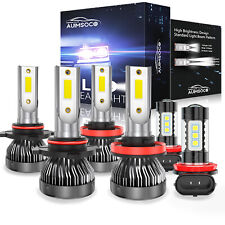 For Acura ILX 2013-2021 Sedan 4-Door 6x LED Headlight High Low + Fog Light Bulbs picture