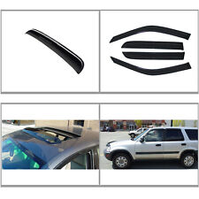 Side Window Vent Visor and Sun Moon Roof Deflector fit 1997-2001 Honda CRV picture