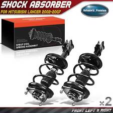 2x Front L&R Complete Strut & Coil Spring Assembly for Mitsubishi Lancer 02-07 picture