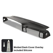 Molded Dash Cover Overlay Fit For 1999-2006 Silverado 1500 2500 Sierra Black New picture