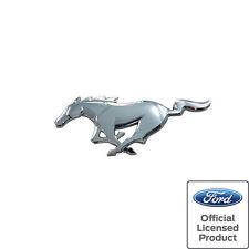 Fits 15-22 Mustang Pony Rear Emblem Chrome Genuine Ford Licensed OEM New  picture