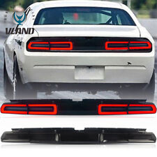VLAND LED Tail Lights For Dodge Challenger 2008-2014 Rear Lamps W/Red Sequential picture