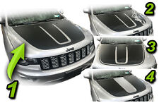 Hood Blackout Decal Racing Stripes Fits Jeep Grand Cherokee 2011-2020 picture